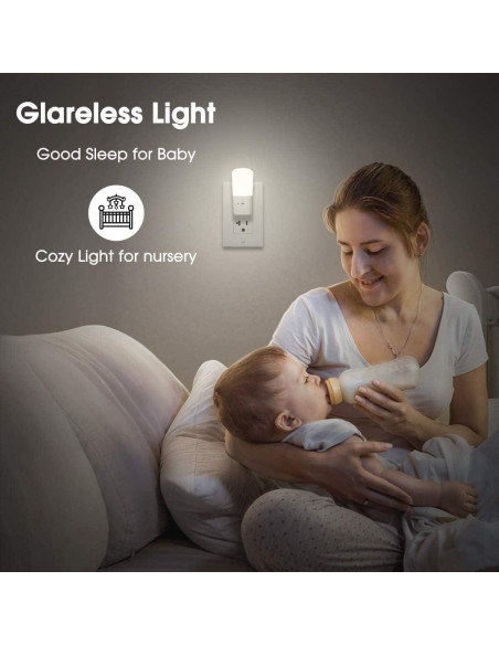 Luz Nocturna Regulable LOHAS 5000K 2 Piezas con Sensor Luz Nocturna Regulable LOHAS 5000K 2 Piezas con Sensor