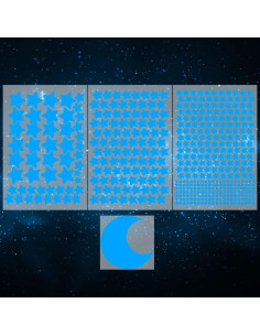 Estrellas Brillantes GLOCARNIVAL para Techo Azul 455 Piezas 2