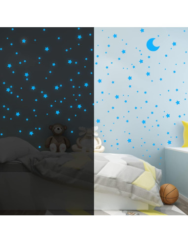 Estrellas Brillantes GLOCARNIVAL para Techo Azul 455 Piezas