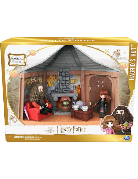 Set de Juego Cabaña de Hagrid Harry Potter con 2 Figuras Set de Juego Cabaña de Hagrid Harry Potter con 2 Figuras