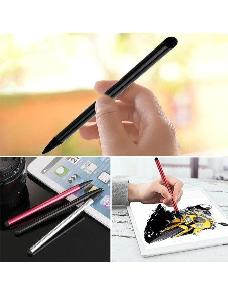 Set de 3 Bolígrafos Stylus Universales para Pantalla Táctil Set de 3 Bolígrafos Stylus Universales para Pantalla Táctil