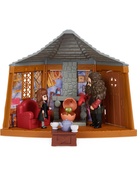 Set de Juego Cabaña de Hagrid Harry Potter con 2 Figuras Set de Juego Cabaña de Hagrid Harry Potter con 2 Figuras