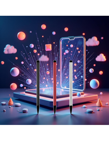 Set de 3 Bolígrafos Stylus Universales para Pantalla Táctil