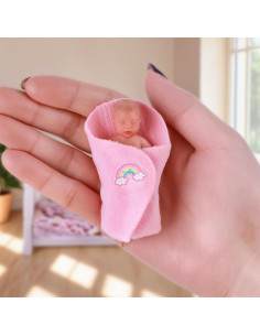 Muñeca Mini de Silicona BABESIDE 7.62 cm Realista con Accesorios 2