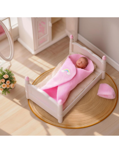 Muñeca Mini de Silicona BABESIDE 7.62 cm Realista con Accesorios Muñeca Mini de Silicona BABESIDE 7.62 cm Realista con Accesorios