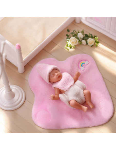 Muñeca Mini de Silicona BABESIDE 7.62 cm Realista con Accesorios Muñeca Mini de Silicona BABESIDE 7.62 cm Realista con Accesorios