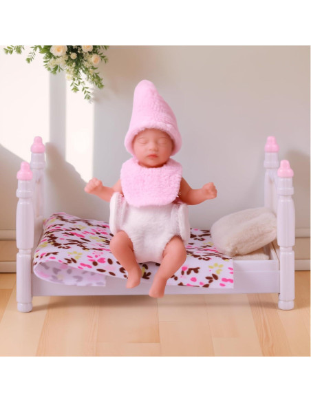 Muñeca Mini de Silicona BABESIDE 7.62 cm Realista con Accesorios Muñeca Mini de Silicona BABESIDE 7.62 cm Realista con Accesorios
