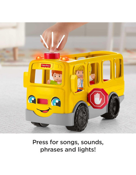 Autobús Escolar Fisher-Price Little People con Música y Luces Autobús Escolar Fisher-Price Little People con Música y Luces