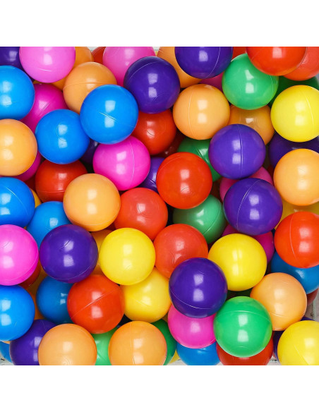 Pelotas de piscina Vanland 100 unidades 5.5cm colores brillantes Pelotas de piscina Vanland 100 unidades 5.5cm colores brillantes