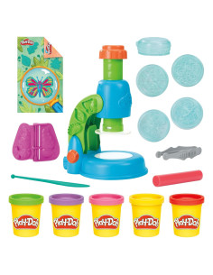 Microscopio de Juguete Play-Doh con Luz y 9 Accesorios