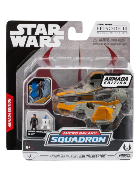 Interceptor Jedi Anakin Jazwares 7,62 cm Paquete Misterioso Interceptor Jedi Anakin Jazwares 7,62 cm Paquete Misterioso