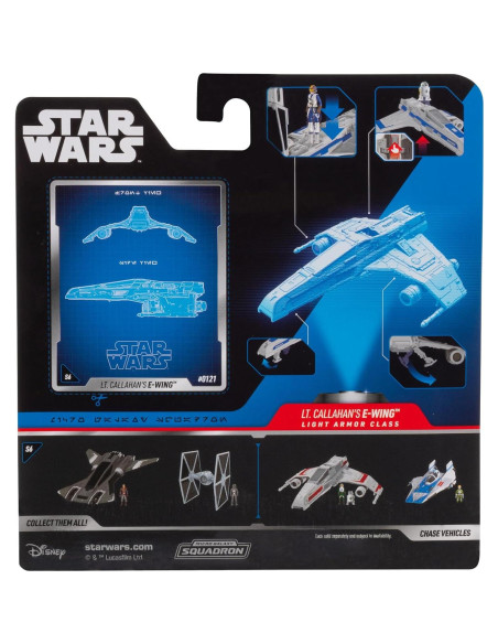 Star Wars E-wing Lt. Callahan 13 cm + 6.35 cm Accesorios Star Wars E-wing Lt. Callahan 13 cm + 6.35 cm Accesorios