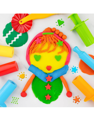 Kit de Herramientas de Plastilina Oun Nana 12 Piezas Colorido