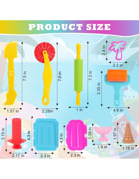 Juego de Herramientas de Plastilina Oun Nana 31 Piezas Juego de Herramientas de Plastilina Oun Nana 31 Piezas