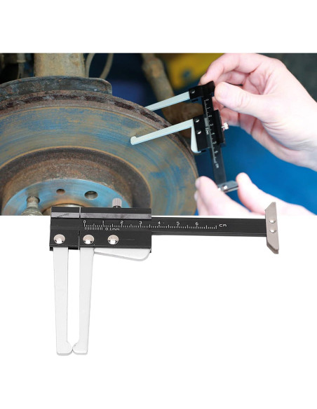 Calibrador de Profundidad de Disco de Freno Akozon 0-60mm Calibrador de Profundidad de Disco de Freno Akozon 0-60mm