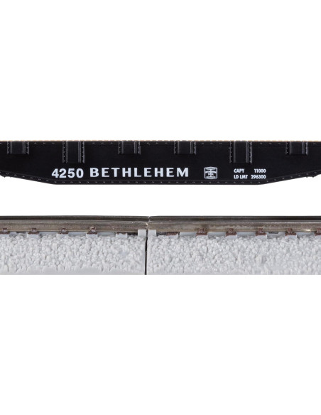 Vagón plano Lionel Bethlehem Steel HO Gauge 1:87 16.26 cm Vagón plano Lionel Bethlehem Steel HO Gauge 1:87 16.26 cm