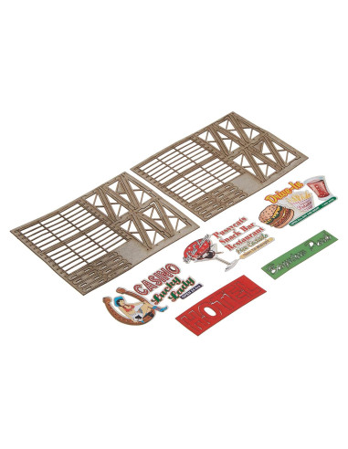 Kit de Cartelera Exterior Cortado con Láser Bachmann 4 Piezas