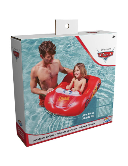 Flotador Inflable Swimways Cars Lightning McQueen 75x63 cm Flotador Inflable Swimways Cars Lightning McQueen 75x63 cm