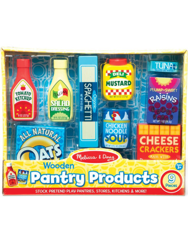 Juego de Comida de Madera Melissa & Doug 9 Piezas