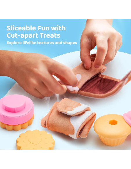 Juego de Comida de Galletas JOVA 17 Piezas para Niños Juego de Comida de Galletas JOVA 17 Piezas para Niños
