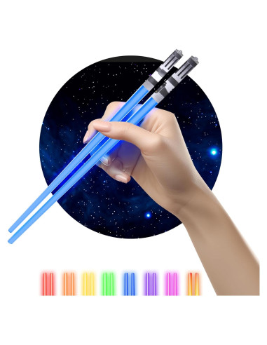 Palillos de Luz LED Sabers Chop - 24 cm - Libres de BPA