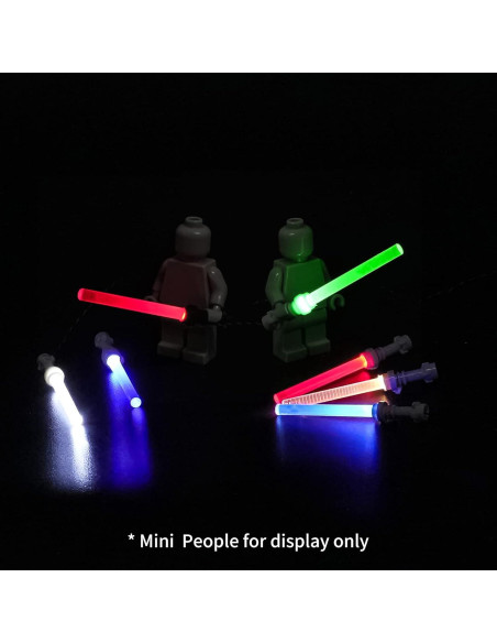 Accesorios MOOXI para Minifiguras Sable de Luz LED USB Accesorios MOOXI para Minifiguras Sable de Luz LED USB