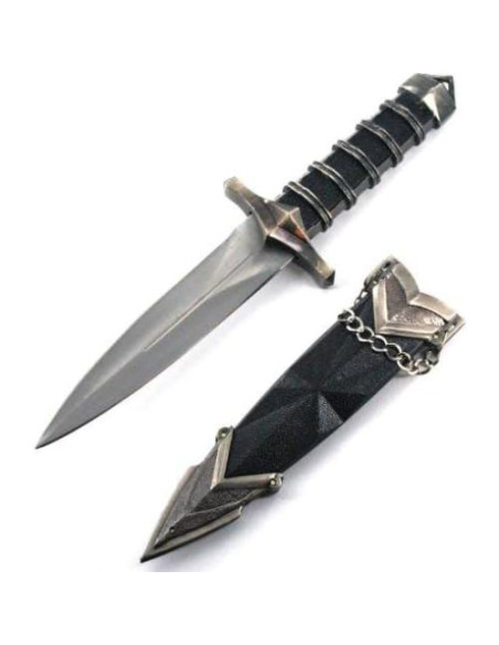 Daga Oscura del Asesino Ace Martial Arts 27,94 cm con Funda Daga Oscura del Asesino Ace Martial Arts 27,94 cm con Funda