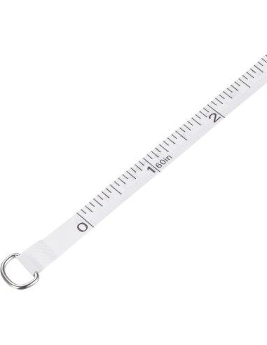 Cinta Métrica Retráctil HARFINGTON 1.5M Doble Cara Blanca