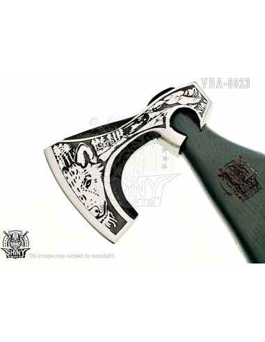 Hacha Vikingo SHINY CRAFTS 19" con Funda de Cuero