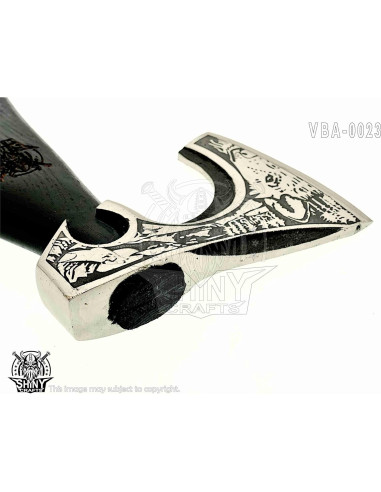 Hacha Vikingo SHINY CRAFTS 19" con Funda de Cuero