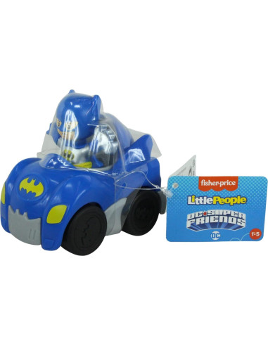 Set de Juguetes Batman y Batimóvil Fisher Price 12 cm