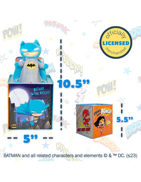 Jack in the Box Batman Kids Preferred 13.97 cm Juguete Musical Jack in the Box Batman Kids Preferred 13.97 cm Juguete Musical