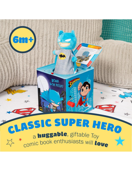Jack in the Box Batman Kids Preferred 13.97 cm Juguete Musical Jack in the Box Batman Kids Preferred 13.97 cm Juguete Musical