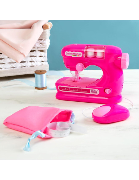 Kit de Costura para Niños Anker Play - Máquina Rosa, 7 Piezas Kit de Costura para Niños Anker Play - Máquina Rosa, 7 Piezas