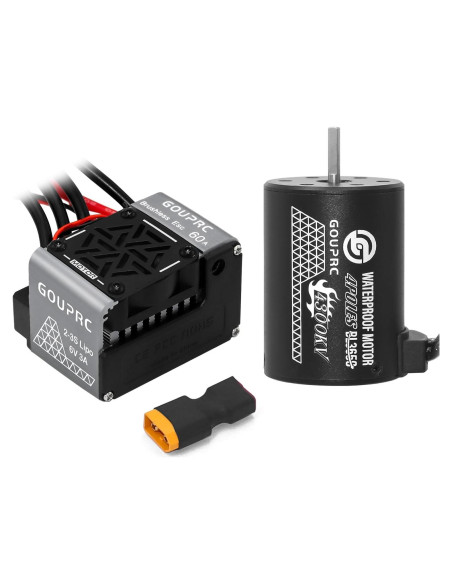 Motor Sin Escobillas GOUPRC S3650 4300KV 60A para RC 1/10 Motor Sin Escobillas GOUPRC S3650 4300KV 60A para RC 1/10