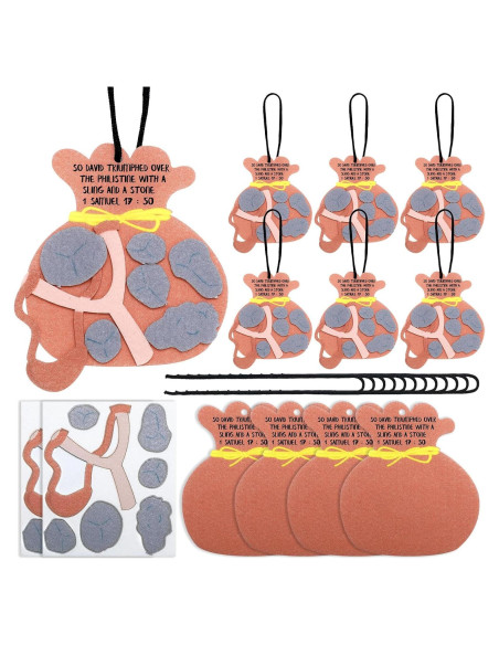 Kit de Manualidades David y Goliat 24 Piezas SmoothNovelty Kit de Manualidades David y Goliat 24 Piezas SmoothNovelty