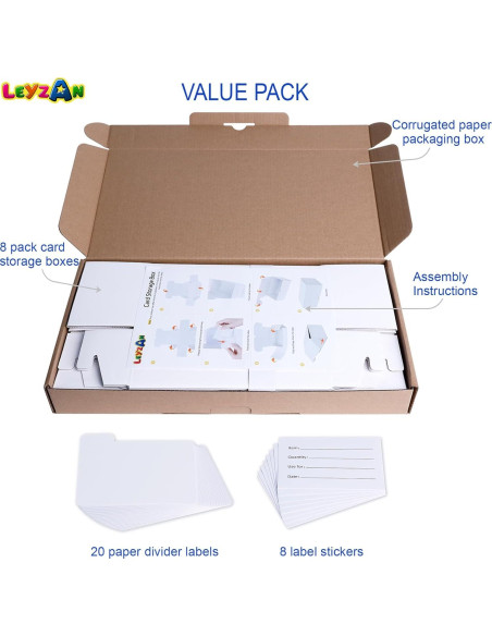 Caja de Almacenamiento Leyzan para 800 Toploaders Caja de Almacenamiento Leyzan para 800 Toploaders