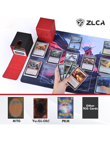 Caja de Barajas ZLCA para Cartas Coleccionables 100 Cartas