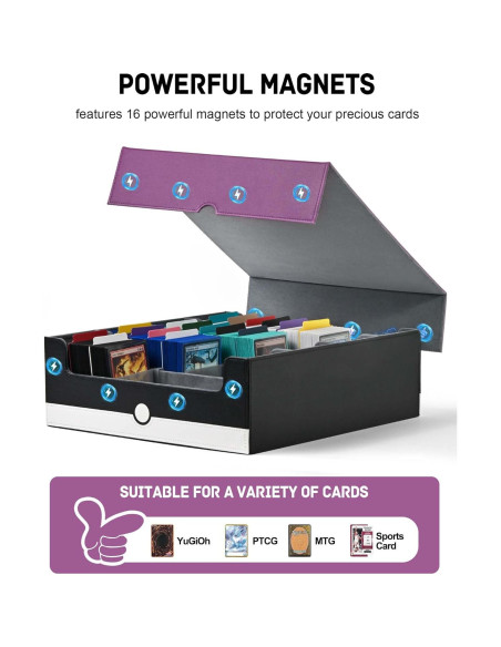 Caja de Almacenamiento de Cartas ZLCA 3000+ con Divisores Caja de Almacenamiento de Cartas ZLCA 3000+ con Divisores