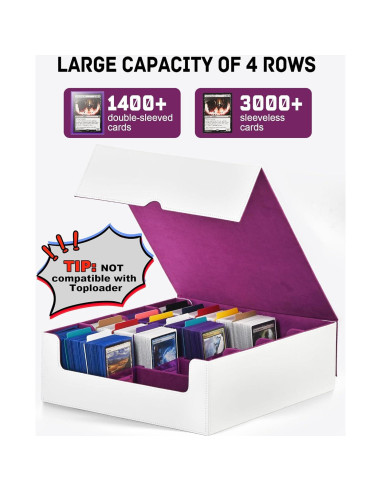 Caja de Almacenamiento ZLCA para 3000+ Cartas TCG
