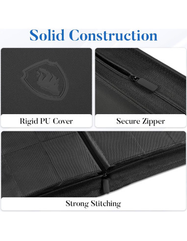 Carpeta de Tarjetas Fabmaker 12 Bolsillos Roja 912 Tarjetas