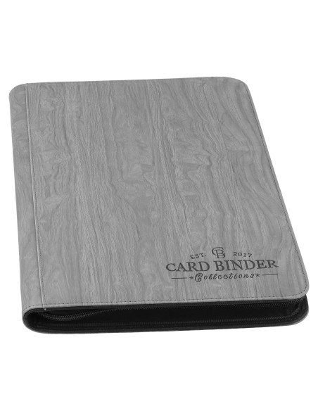 Carpeta de Tarjetas Foalgo 9 Bolsillos 540 Tarjetas Gris Carpeta de Tarjetas Foalgo 9 Bolsillos 540 Tarjetas Gris