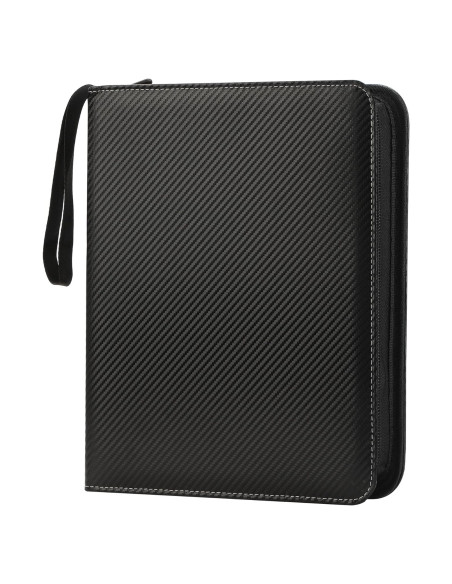 Carpeta de Tarjetas TCGUARD 900 Bolsillos PU Negra Carpeta de Tarjetas TCGUARD 900 Bolsillos PU Negra