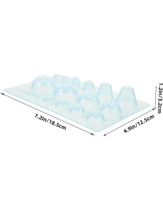 Herramientas de Quilling de Papel GARIOUANS 2 Piezas 18.5x12.5cm 2