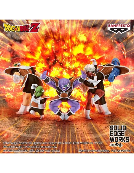 Figura Capitán Ginyu Banpresto Solid Edge Works 9.91 cm Figura Capitán Ginyu Banpresto Solid Edge Works 9.91 cm