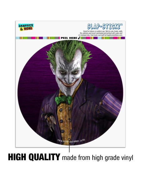 Calcomanía Batman Arkham Asylum 14 cm Vinilo Gráfico Calcomanía Batman Arkham Asylum 14 cm Vinilo Gráfico