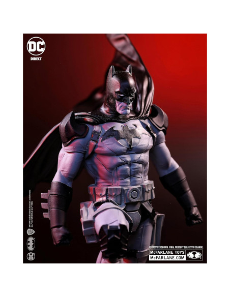 Estatua Batman Negro y Blanco McFarlane Toys 20.96 cm Estatua Batman Negro y Blanco McFarlane Toys 20.96 cm