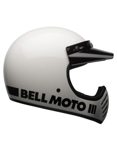 Casco Bell Moto-3 Blanco Brillante X-Grande 2,08 kg