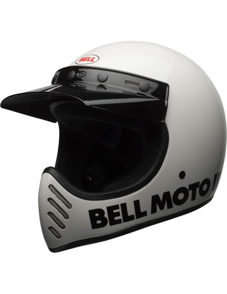 Casco Bell Moto-3 Blanco Brillante X-Grande 2,08 kg Casco Bell Moto-3 Blanco Brillante X-Grande 2,08 kg