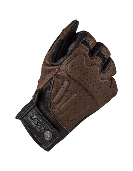Guante corto de cuero LS2 Rust Marrón X-Large Guante corto de cuero LS2 Rust Marrón X-Large